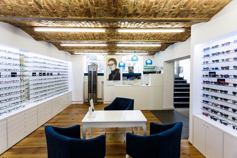 Wnętrze salonu 4eyes