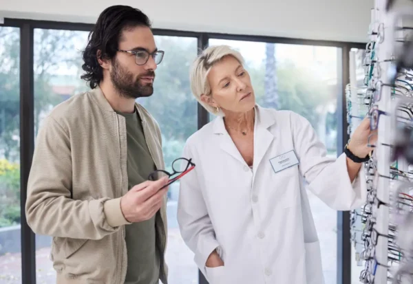 optometrysta-pomaga-klientowi-w-wyborze-okularow-i-soczewek-w-sklepie-optyk-nowe-oprawki-i-polka-okularow-do-konsultacji-w-zakresie-pielegnacji-oczu-i-uslug-zakupow-detalicznych-dla-zdrowego-wzroku